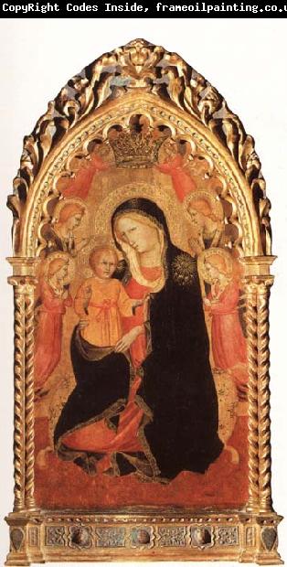 GADDI, Agnolo Madonna of Humility with Six Angels